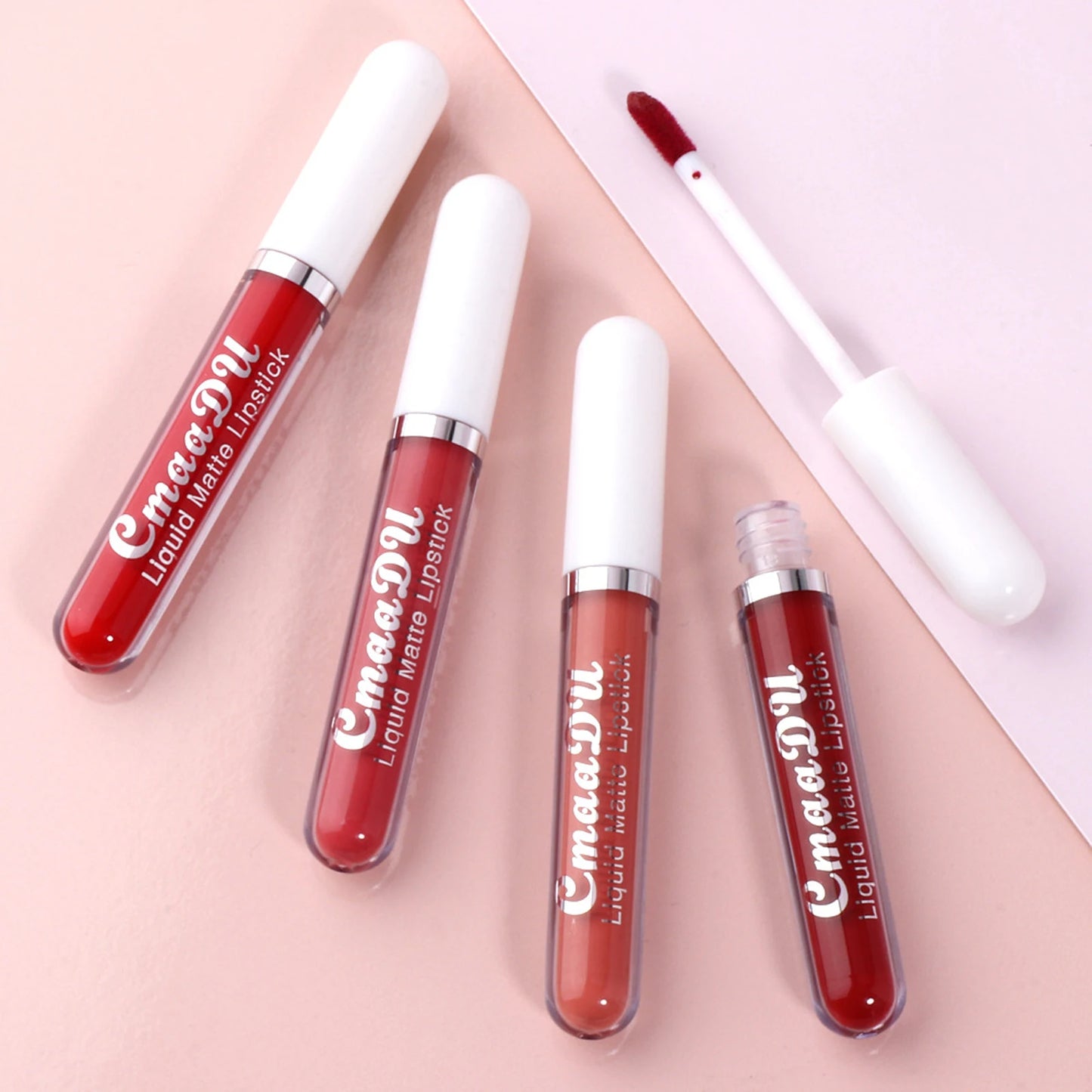 18 Colors Velvet Matte Lip Gloss Easy To Wear Long Lasting Waterproof Moisturizing Non-Stick Cup Liquid Lipstick  Lip Makeup