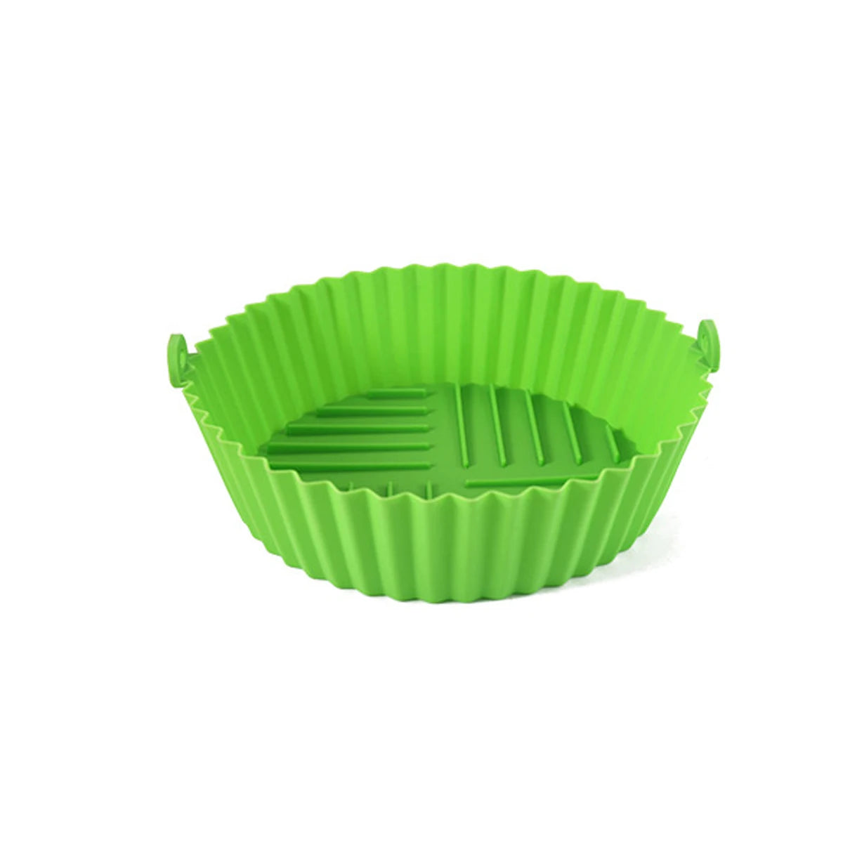 1PC Silicone Air Fryer Baking Tray Circular Foldable Food Grade High Temperature Resistant and Easy to Clean Oven Mat