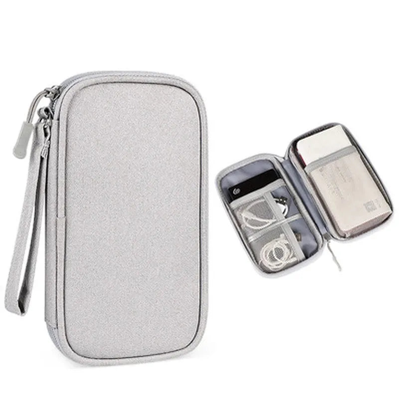 1pcs Portable 20000mAh Power Bank Bag USB Gadgets Cables Wires Organizer Hard Disk Protection Storage Bag