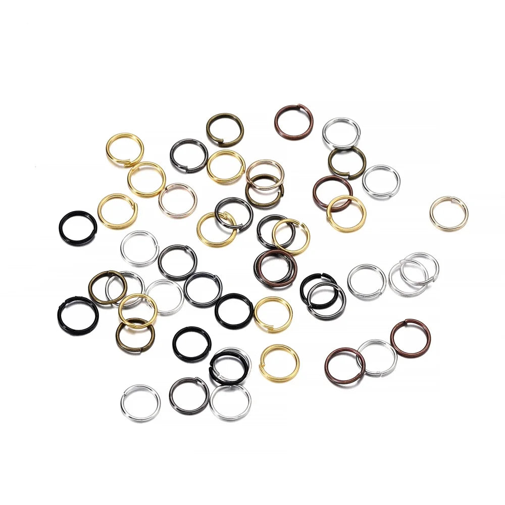 200pcs Rings+100pcs Clasps Set Lobster Clasp Open Jump Rings for Bracelet Necklace Connectors Jewelry Making DIY Kit Wholesale