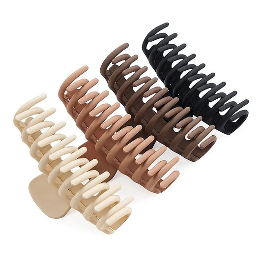 3/4PCS Hair Claw Clips 4 Inch Nonslip Large Crab Hairpins for Women Thin Hair Accessories Barrette Girls Hair Accessories Gifts