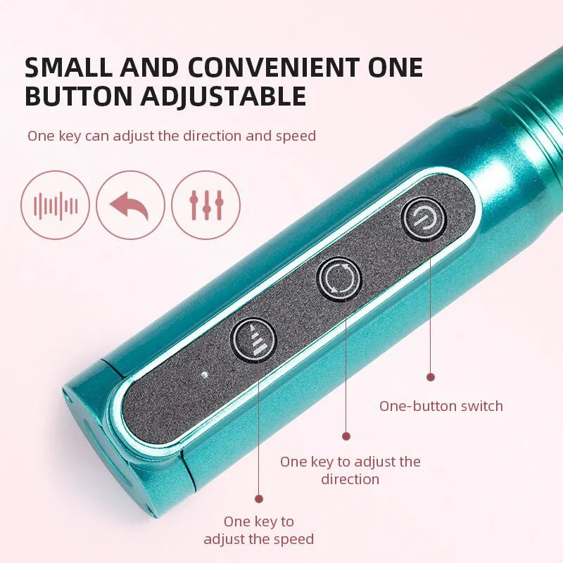 35000RPM Wireless Nail Drill Pen USB Nail File Polishing Pen Rechargeable Nail Drill Machine Portable Manicure Drill Salon Tool