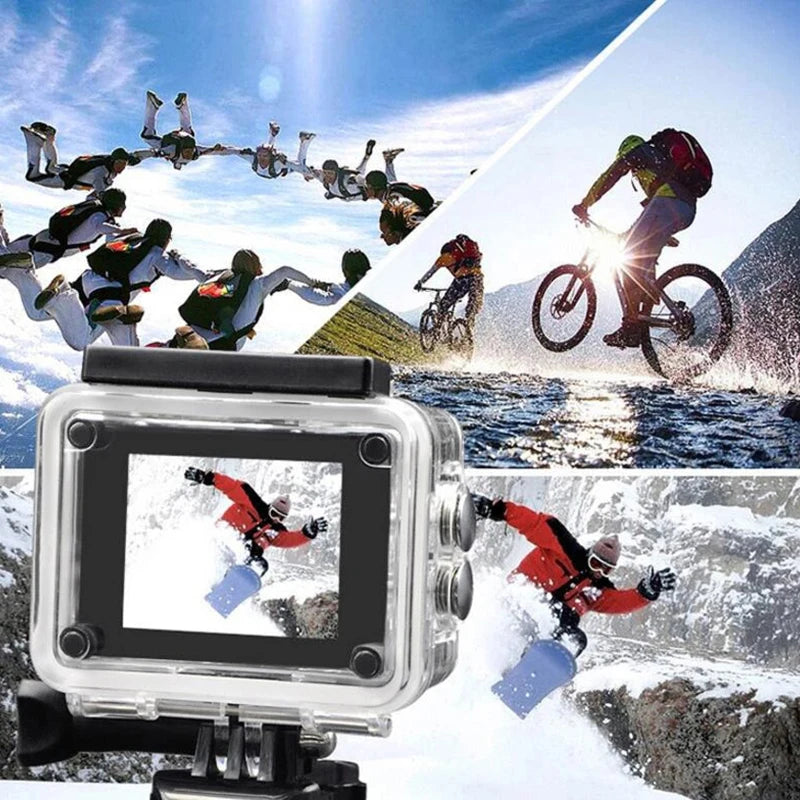 4K Action Camera 1080P/30FPS WiFi 2.0&quot; 170D Underwater Waterproof Helmet Video Recording Camera Sports Cameras Outdoor Mini Cam