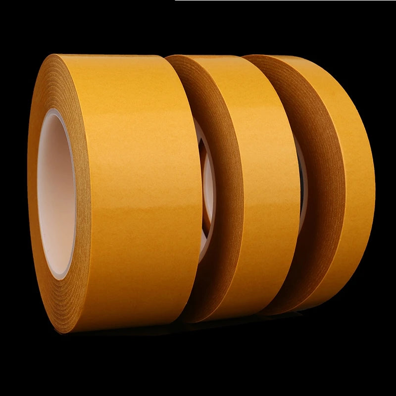 50M High Temperature Resistance PET Double Sided Tape No Trace Transparent Heat Resistant Strong Double-Sided Adhesive Tape 1PCS