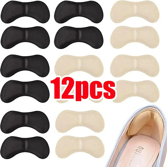 6Pairs Heel Insoles Patch Pain Relief Anti-wear Cushion Pads Feet Care Heel Protector Adhesive Back Sticker Shoes Insert Insole