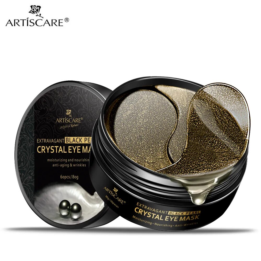 ARTISCARE Eye patches Hyaluron Acid & Gold & Seaweed & Black Pearl Anti Wrinkle Dark Circles Crystal Collagen Gel Eye Masks