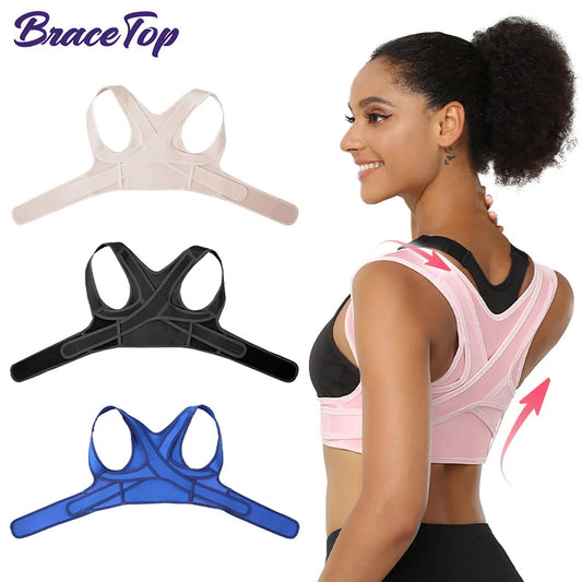 Adjustable Posture Corrector Breathable Upper Back Brace Back Support Straightener for Neck Shoulder Clavicle Lumbar Pain Relief