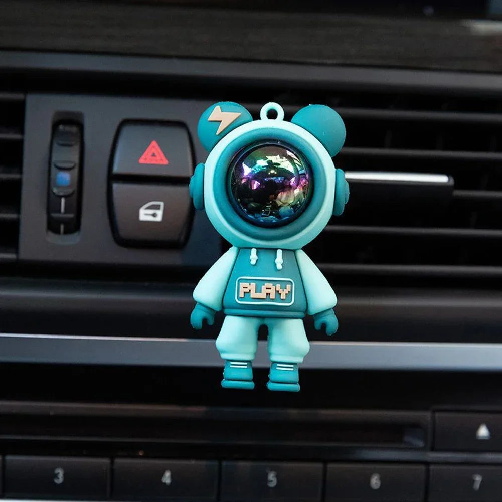 Car Air Outlet Perfume Clips Cartoon Astronaut Air-Conditioning Outlets Aromatherapy Clip Interior Accessories Air-Freshener