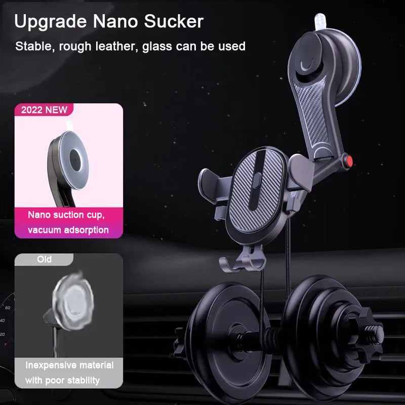 Car Phone Holder Stand Gravity Dashboard Phone Holder Mobile Phone Support Universal For iPhone14 13 12 11 Xiaomi Samsung