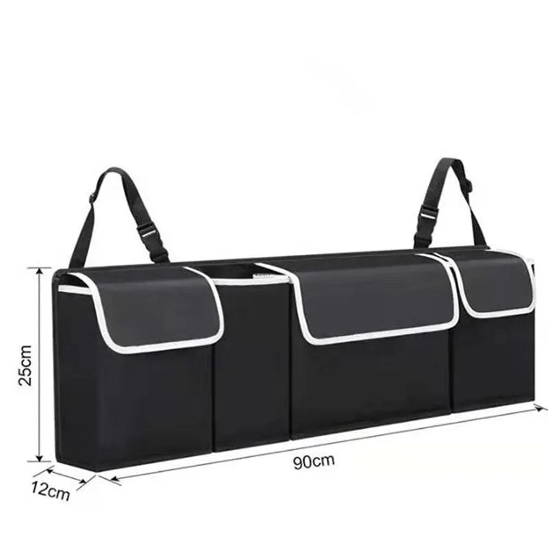 Car Trunk Organizer Backseat Storage Bag High Capacity Multi-use Oxford Car Seat Back Organizers Automobile Interior