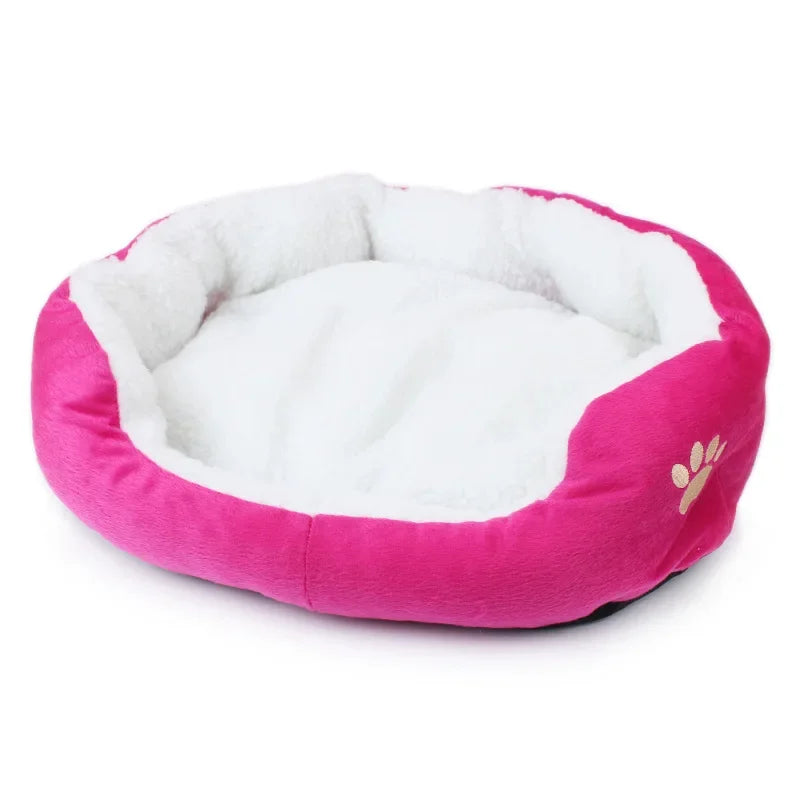 Christmas Small and Large Size Lambswool Kennel Teddy Bichon Pet Bed Mat Supplies Super Soft Dog Bed Plush Cat Mat