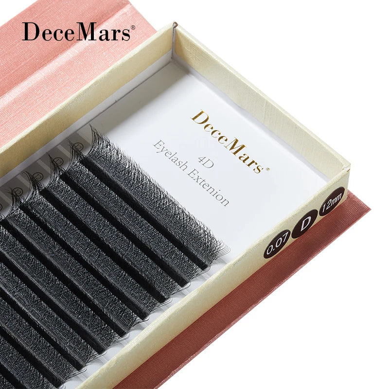 DeceMars 4D - W Shaped Eyelash Extension (12line/Tray)