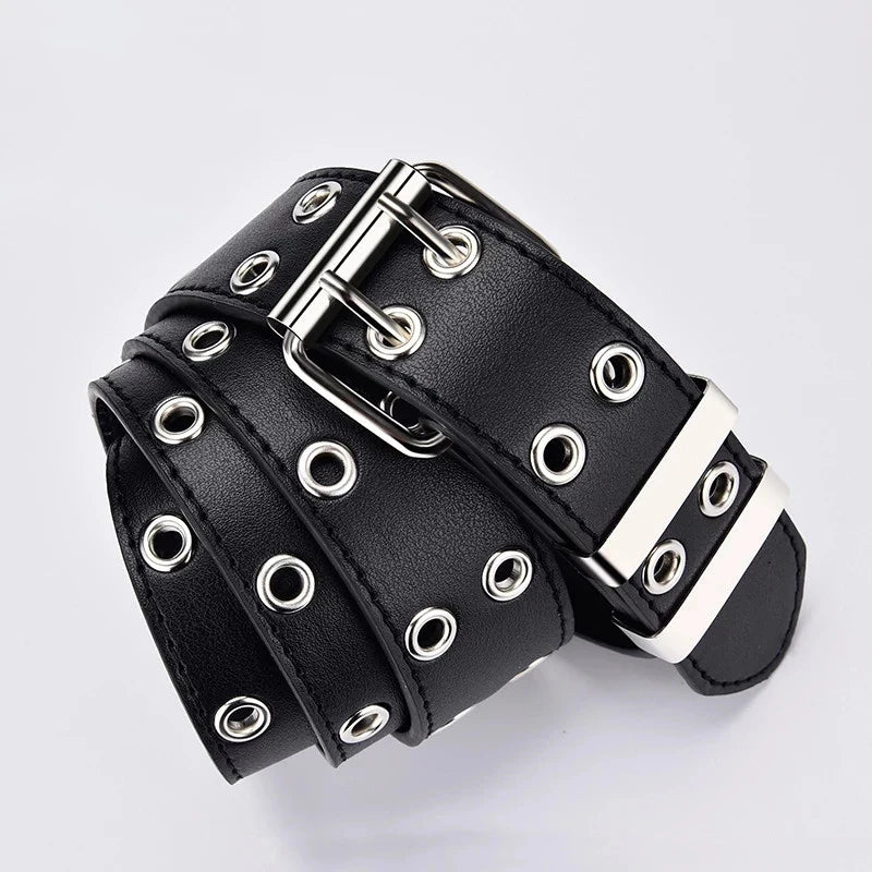 Fashion Alloy women Belts Chain luxury for Genuine Leather New style Pin Buckle Jeans Decorative Ladies Retro Decorative Punk