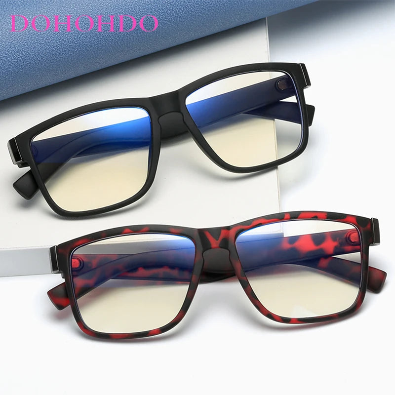 Fashion Anti Blue Light Glasses Frame For Men Women Clear Lens Computer Gaming Eyeglasses Square Eyewear Anti-UV Optical Frame