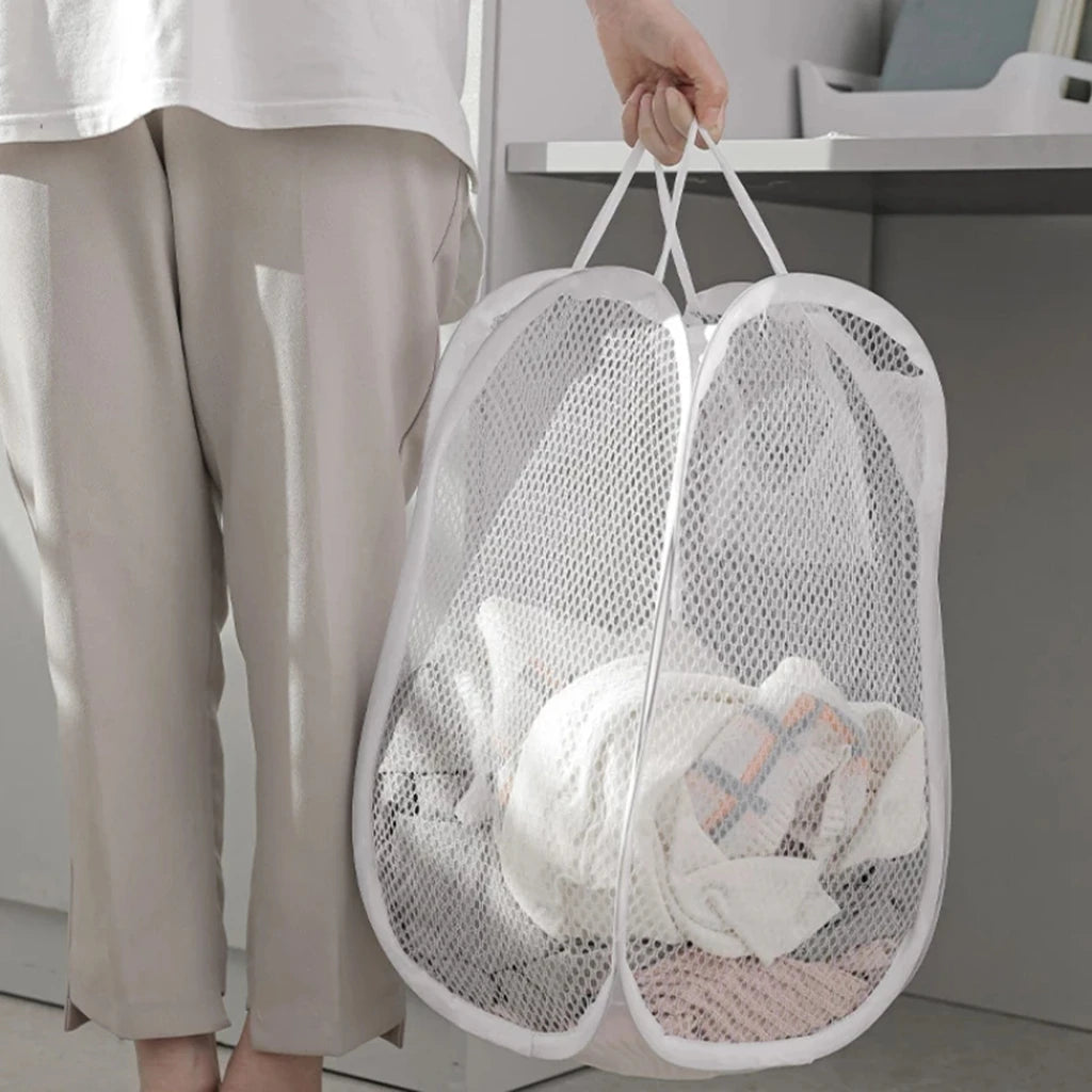 Folding Laundry Basket Hamper Cartoon Pop Up Open Dirty Clothes Storage Basket Kids Toys Sundries Storage Box Organizer