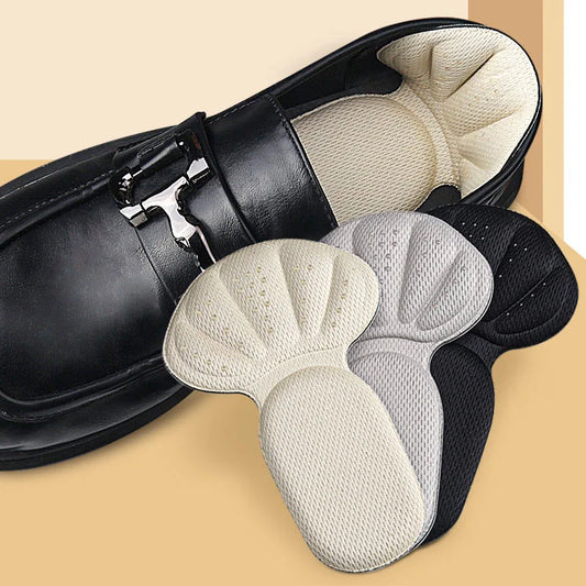 Heel Stickers Sneakers Heel Protection Pads Pain Relief Shoe Size Reducer Half Cushion Heel Inserts T-Shaped Shoe Foot Care Pad