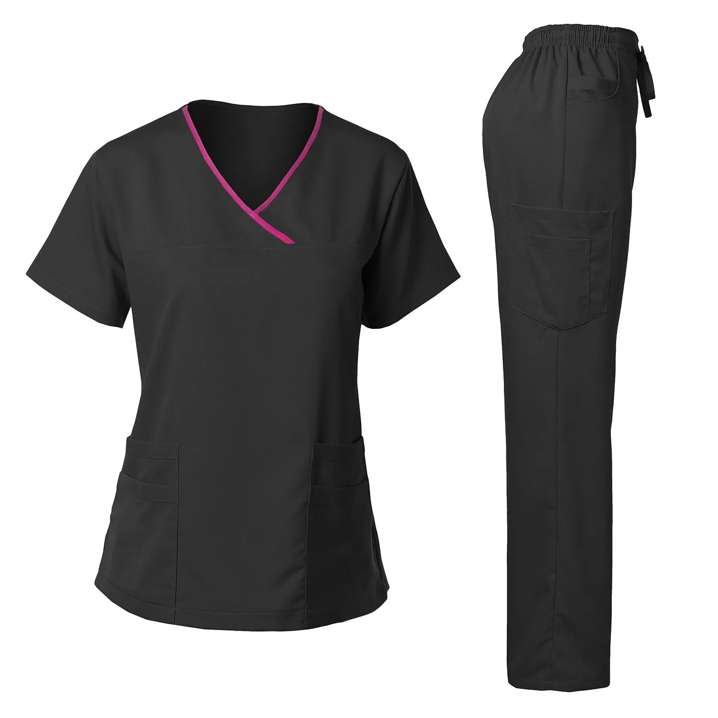 High Quality Hot Sale Hospital Uniform Wholesale Tops And Pants Medical Women Nursing Scrubs Uniforms Sets