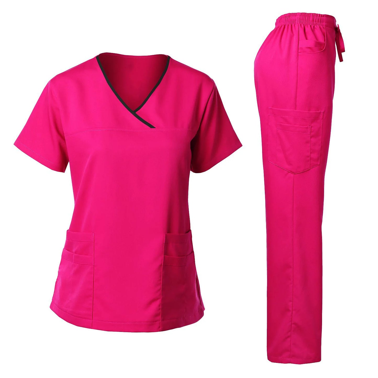 High Quality Hot Sale Hospital Uniform Wholesale Tops And Pants Medical Women Nursing Scrubs Uniforms Sets