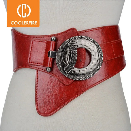 Hot Fashion Women Wide Waist Elastic Stretch Belt Women's Girdlestrap Belts For Women Cinturon Mujer Cummerbund Strap LB029