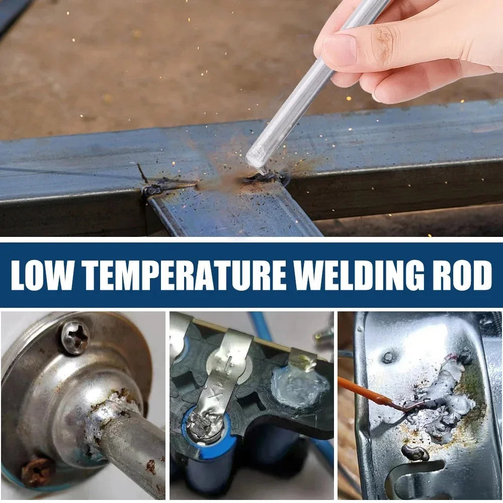 Low Temperature Easy Melt Aluminum Universal Welding Rod Cored Wire Rod Solder No Need Solder Powder Weld Bar for Propane Torch