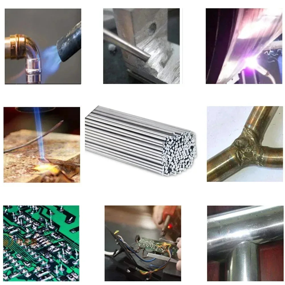 Low Temperature Easy Melt Aluminum Universal Welding Rod Cored Wire Rod Solder No Need Solder Powder Weld Bar for Propane Torch