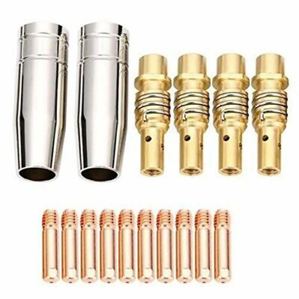 MB15 15AK MIG Welding Contact Tip  0.6mm 0.8mm 0.9mm 1.0mm 1.2mm Protective Nozzle For Rilon Riland Jasic Welding Supplies