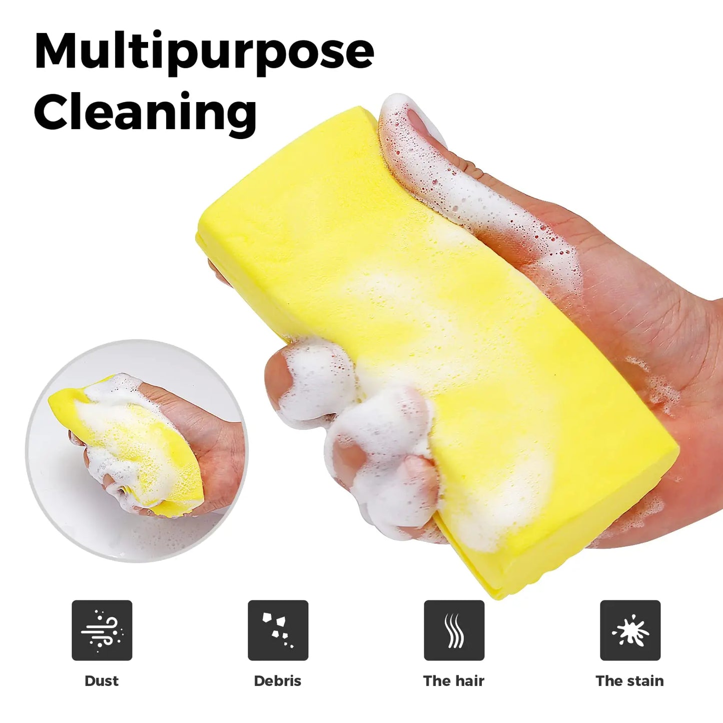 Magical Dust Cleaning Sponges Pva Sponge Damp Clean Duster Sponge Multifunctional Household Sponge Cleaning Brush Accessories