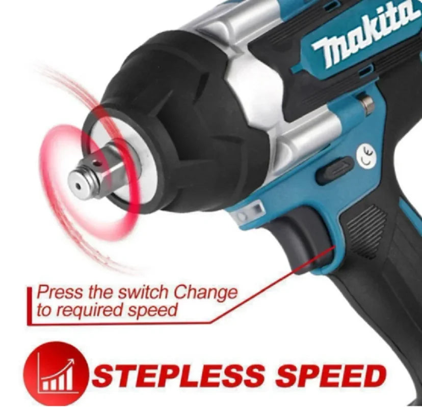 Makita DTW700 18V Brushless Electric Wrench Cordless Drill Screwdriver Free Delivery Large Torque Power Tools Torque Wrench New