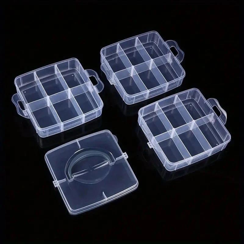 Multi-layer Jewellery Storage Box Large Capacity Jewellery Box Portable Multi-Functional Necklace And Ring Storage Box