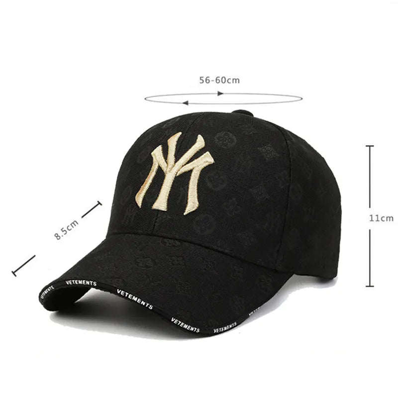 New Pattern High Quality Letters Embroidery Adjustable Baseball Caps Men and Women Outdoors Sports Cap Adult Fashion Sun Hats