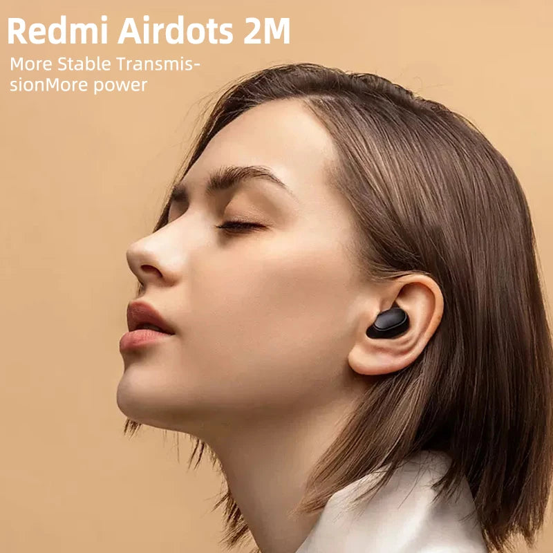 New Xiaomi Redmi Airdots 2 Wireless Bluetooth Headset with Mic Earbuds Airdots 2 Fone Bluetooth Earphones Wireless Headphones