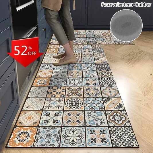 Non-slip Kitchen Mat Diatomite Super Absorbent Floor Mats Kitchen Long Carpets Bathroom Entrance Door Mat Bedroom Long Rugs러그