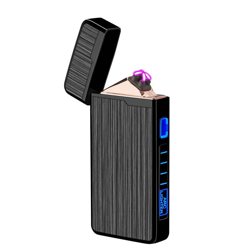 Plasma Dual ARC Touch Sensitive Lighter USB Rechargeable Windproof Flameless Lighter Gift for Men