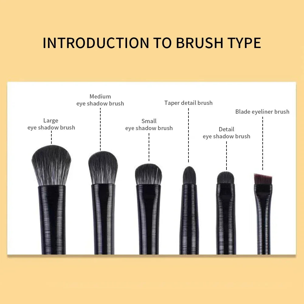 Professional Makeup Brushes Set Eye Shadow Concealer Foundation Blusher Contour Shadow Soft Hair Mixed Smudge Makeup Beauty Tool