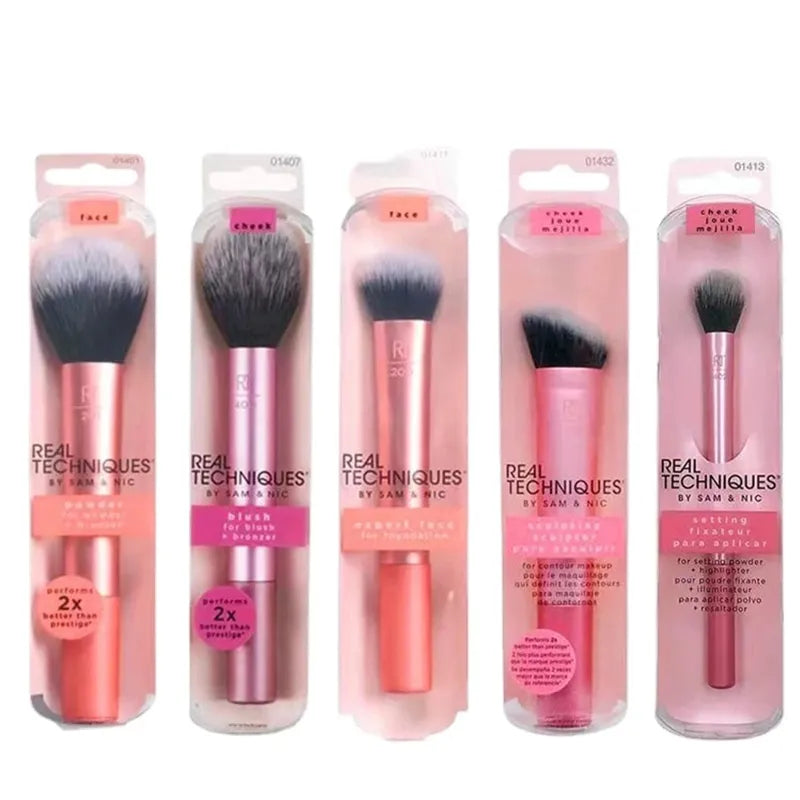 RT Makeup Brush Blush Brush Foundation Brush Highlight Brush Professional Makeup Kit Makeup Set Box Makeup Brush Set Beauty