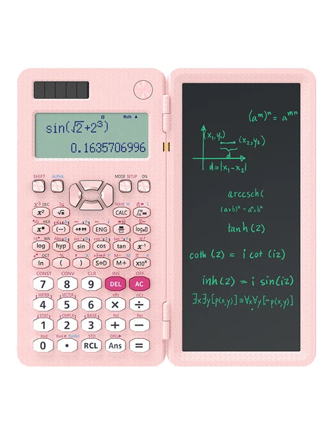 Solar Scientific Calculator with LCD Notepad 417 Functions Professional Portable Foldable Calculator for Students Upgraded 991ES