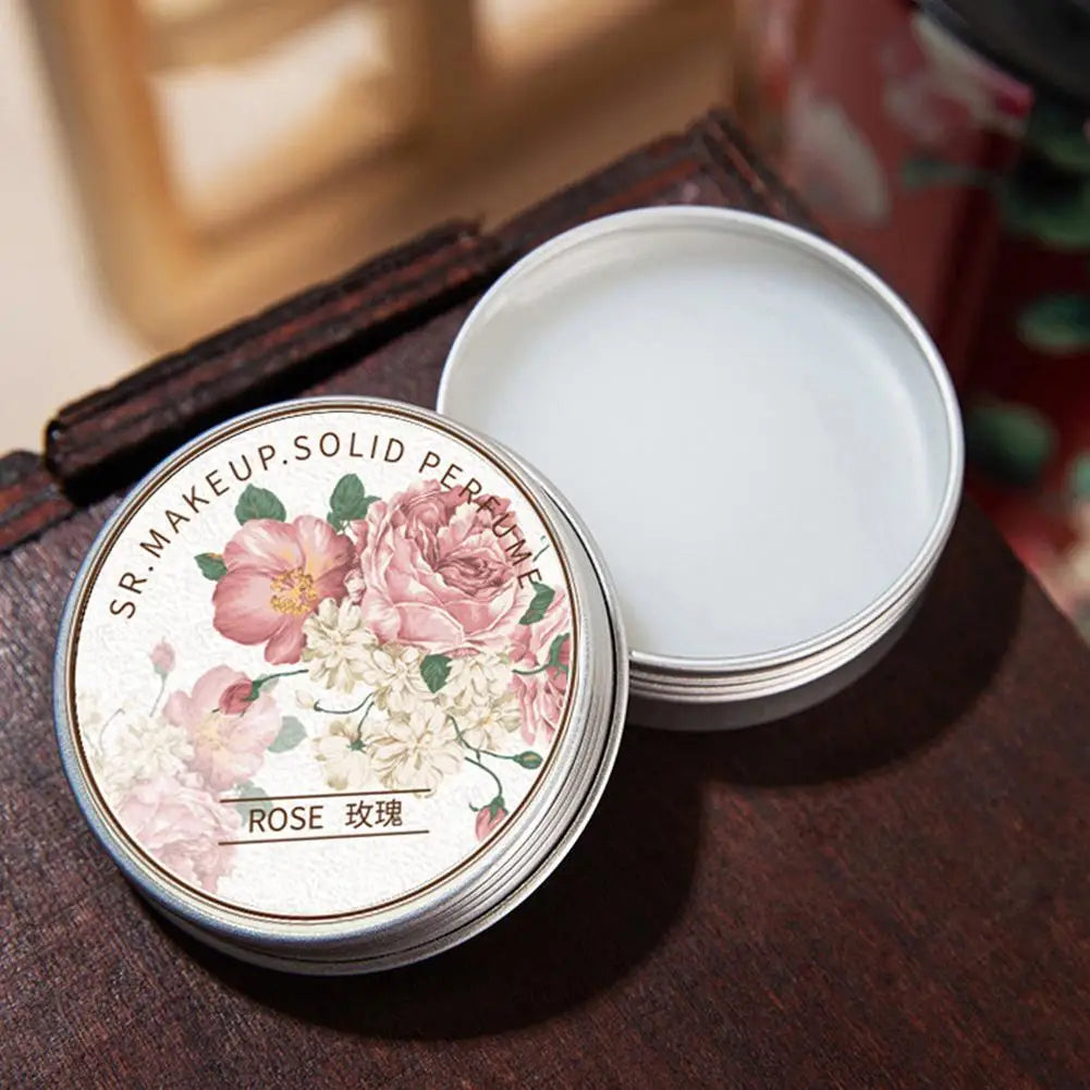 Solid Perfume For Women Portable Solid Balm Long-lasting Fragrances Fresh Elegant Female Solid Perfumes Body Aroma Gifts