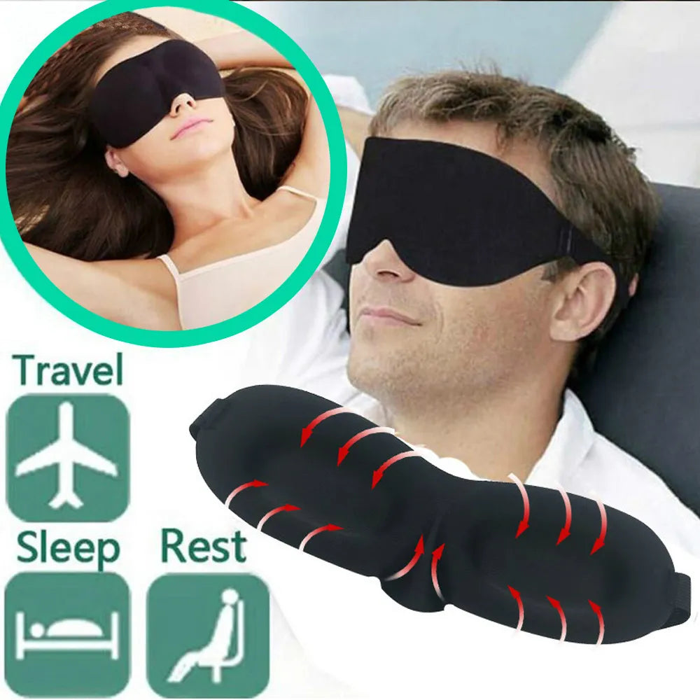 Tcare Eye Mask for Sleeping 3D Contoured Cup Blindfold Concave Molded Night Sleep Masks Block Out Light with Women Men Eyepatch