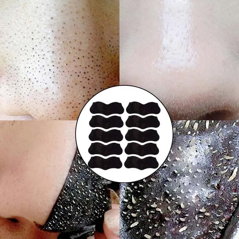 Unisex Blackhead Remove Mask Peel Nasal Strips Deep Cleansing Shrink Pore Nose Black Head Remove Stickers Skin Care Mask Patch