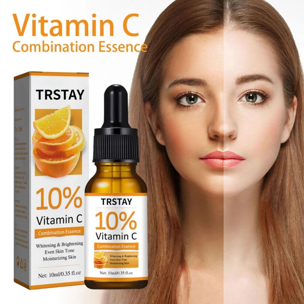 Vitamin C Serum for Face Whitening Facial Serum Hyaluronic Acid Dark Spot Remover Korean Skin Care Products Skincare