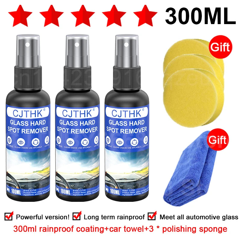 Water Repellent Spray Anti Rain Coating For Car Glass Hydrophobic Anti-rain Car Liquid Windshield Mirror Mask Auto Polish Kit