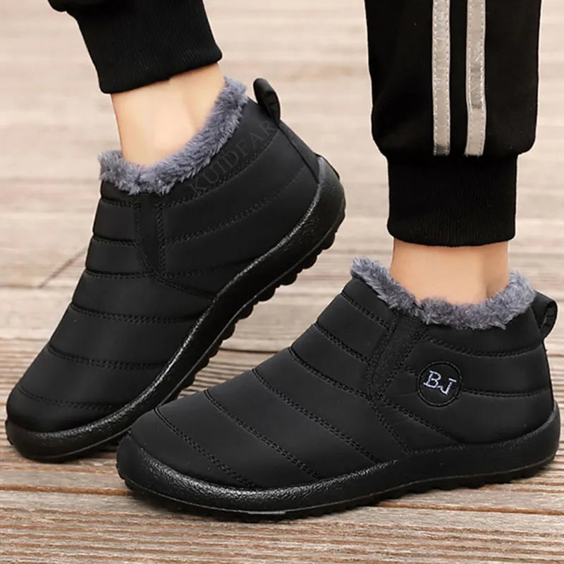 Women Boots Lightweight Winter Shoes For Women 2022 Ankle Boots Snow Botas Mujer Black Couple Waterproof Winter Boots Plus Size