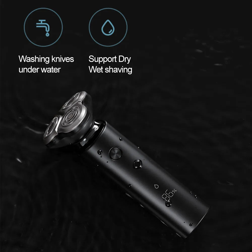 XIAOMI MIJIA S500 Electric Shaver Dry Wet Shaving Triple Blade Trimmer Beard Floating Head Men's Shaver Electric Razors Machine