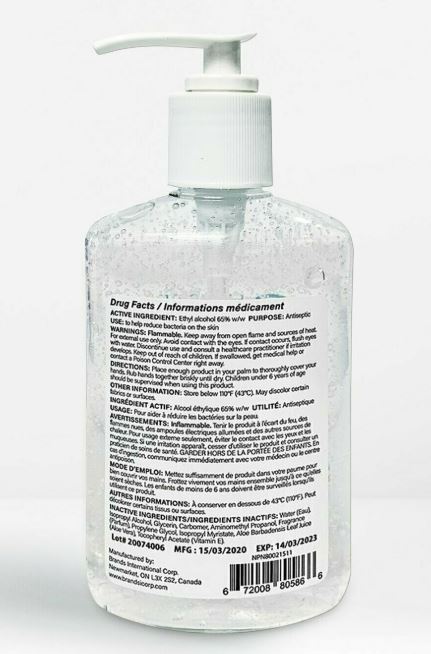 5 bottles - Germs Be Gone - 236mL (8oz) MADE IN CANADA