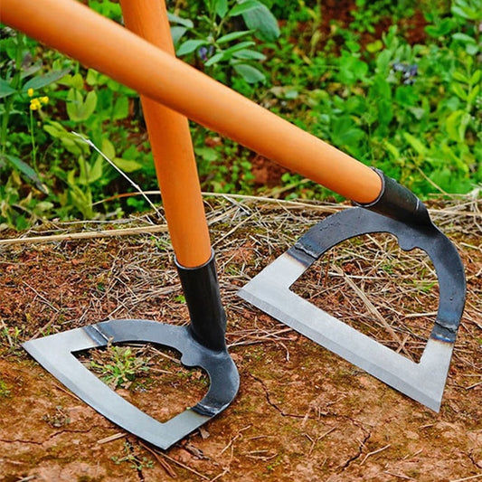 Hollow Hoe Weeding Rake Labor-saving Weeding &amp; Loosening Soil Artifact Harrow Handheld steel weeding hoe Hoe Farm Tool Gardening