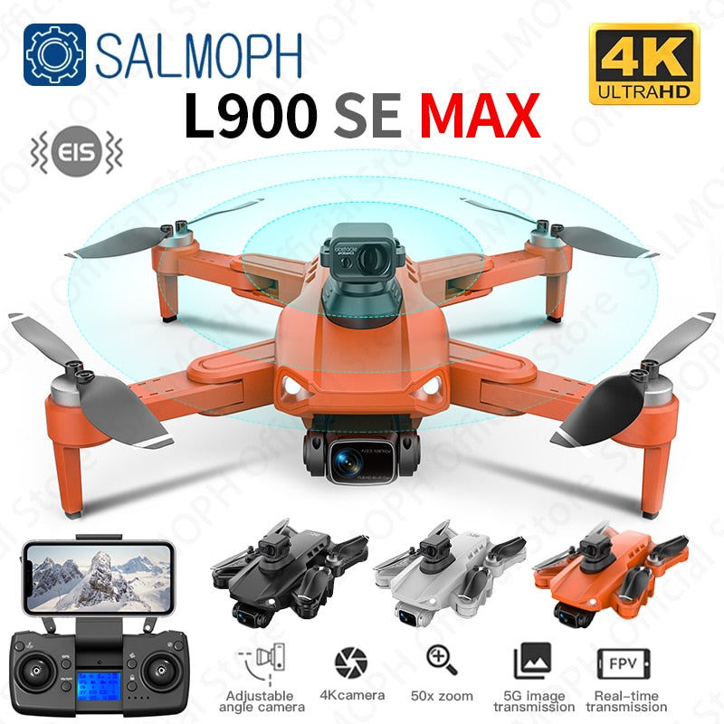 L900 Pro SE MAX Drone 4K Professional With Camera 5G WIFI 360 Obstacle Avoidance FPV Brushless Motor RC Quadcopter Mini Dron