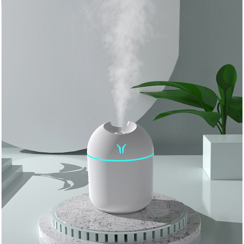 Mini Large Mist Volume USB Air Humidifier Household Small Desktop Humidifier Intelligent Car New Aromatherapy Machine