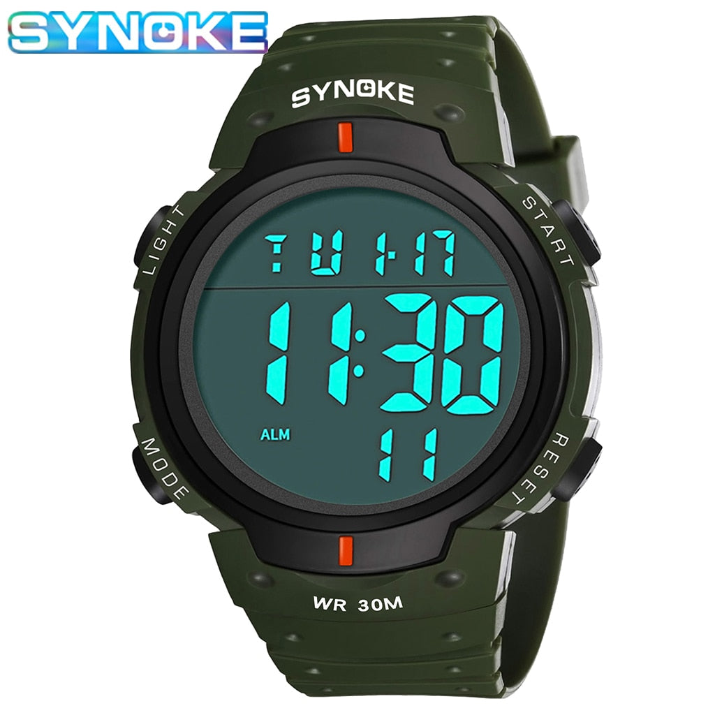 Outdoor Sport Watch 30M Waterproof Digital Watch Men Fashion Led Light Stopwatch Wrist Watch Men&#39;s Clock Reloj Hombre