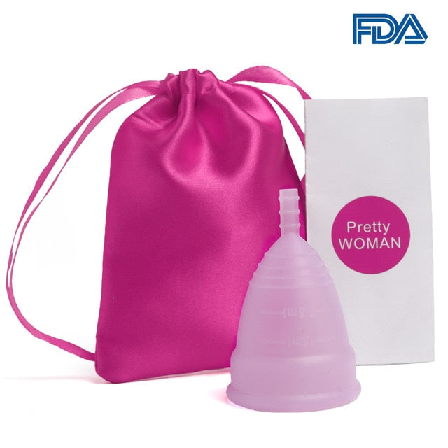 Medical Grade Silicone Menstrual Cup Feminine Hygiene Copa menstrual Lady Cup Period Cup Coppetta Mestruale Coupe Menstruelle