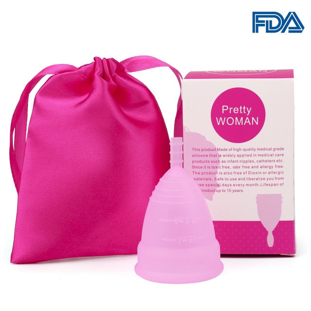 Medical Grade Silicone Menstrual Cup Feminine Hygiene Copa menstrual Lady Cup Period Cup Coppetta Mestruale Coupe Menstruelle